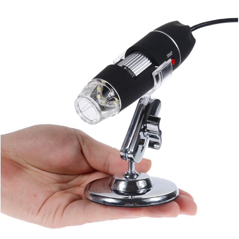 Microscopio Usb 8 Led De 0,3 Mp, 1000 X 1600 Aumentos, Para Mac Li Win 7/8/10 - Venta Internacional.