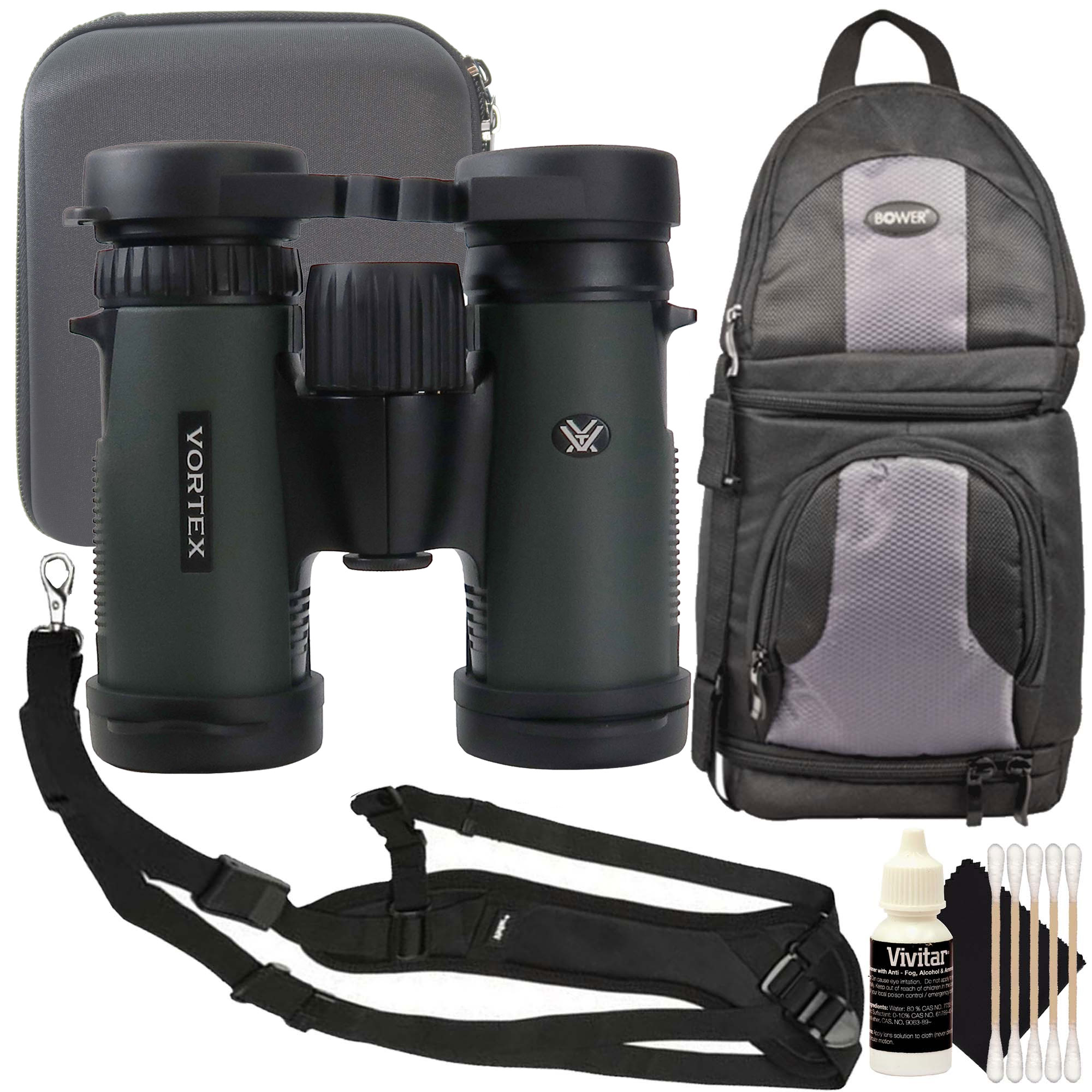 Binoculares Vortex Diamondback Hd 8x32 Db-212 Con Accesorios - Venta Internacional.