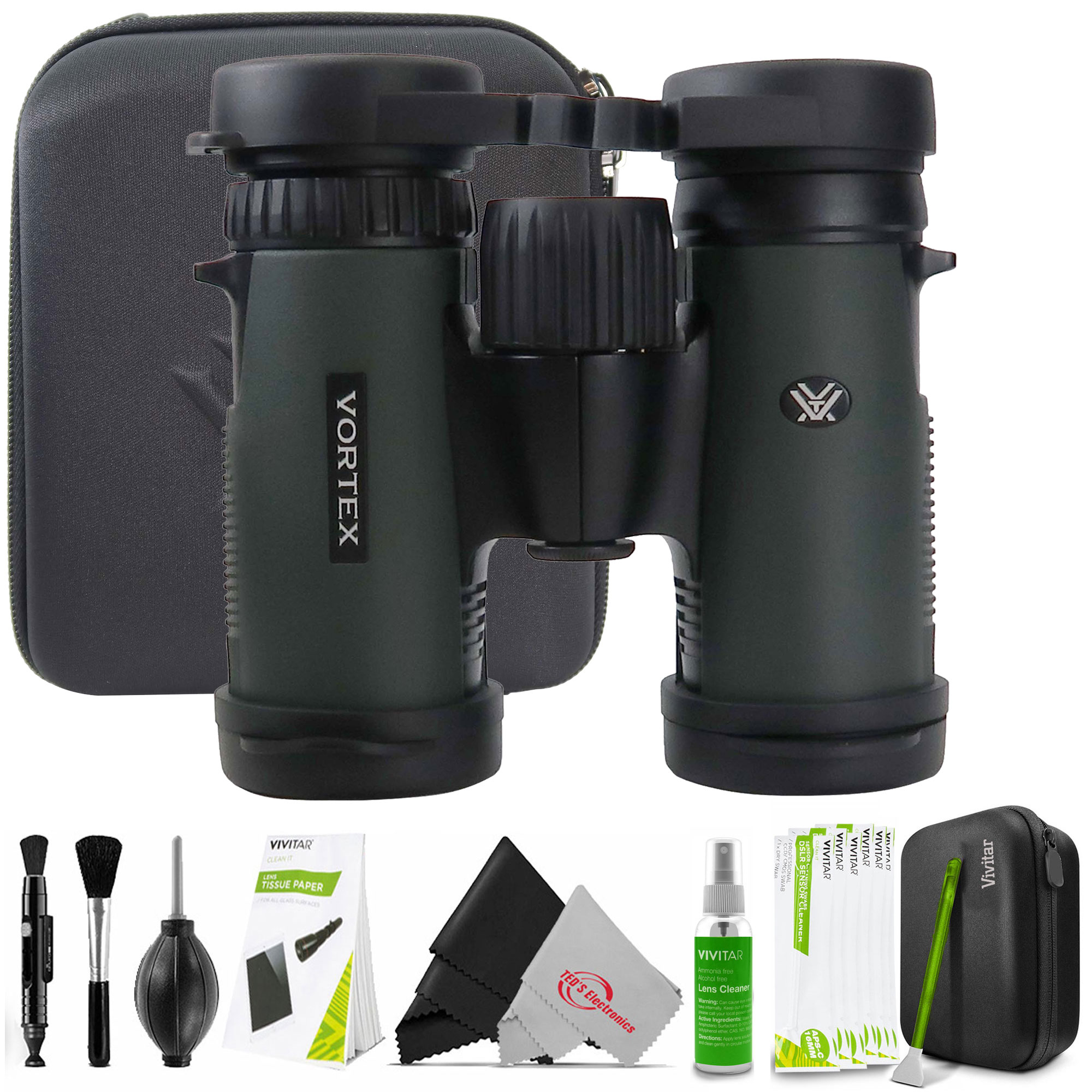 Foto 2 pulgar | Binoculares Vortex Diamondback Hd 8x32 Db-212 Con Kit De Limpieza - Venta Internacional.