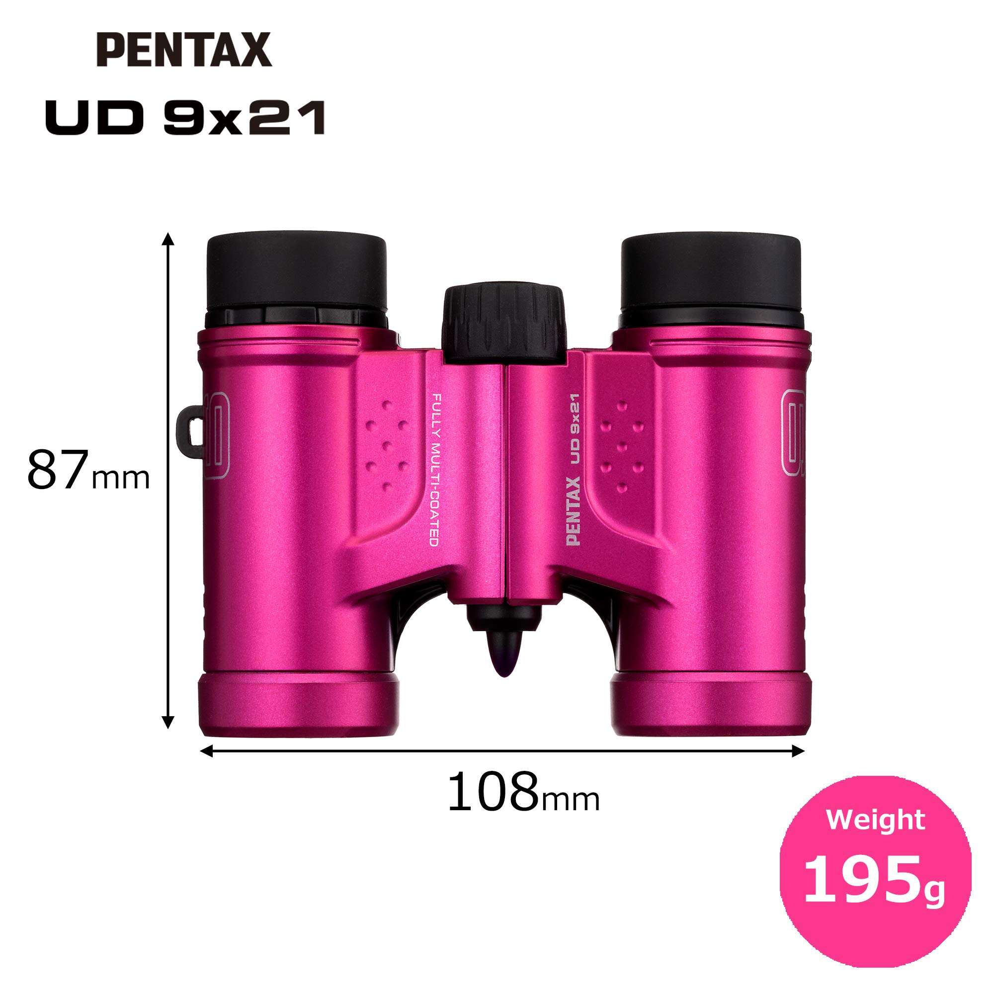 Foto 3 pulgar | Binoculares Pentax Ud 9x21 Rosa - Brillantes Y Livianos - Venta Internacional.