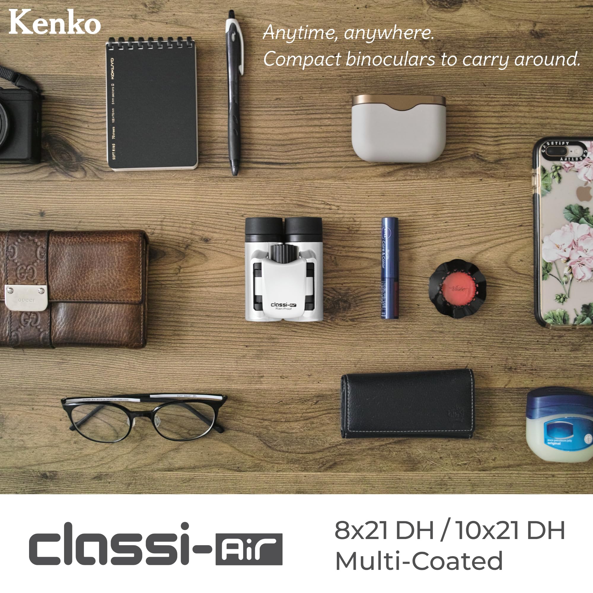 Foto 2 | Binocular Kenko Classi-air 10x21 Dh Ligero Rojo - Venta Internacional.