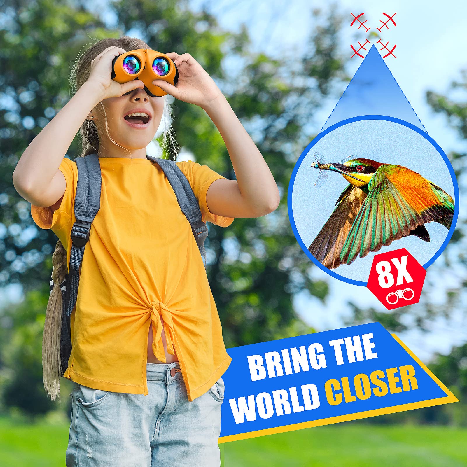 Foto 4 pulgar | Binocular ¡vamos! Compacto E Impermeable Para Niños De 3 A 12 Años - Venta Internacional.