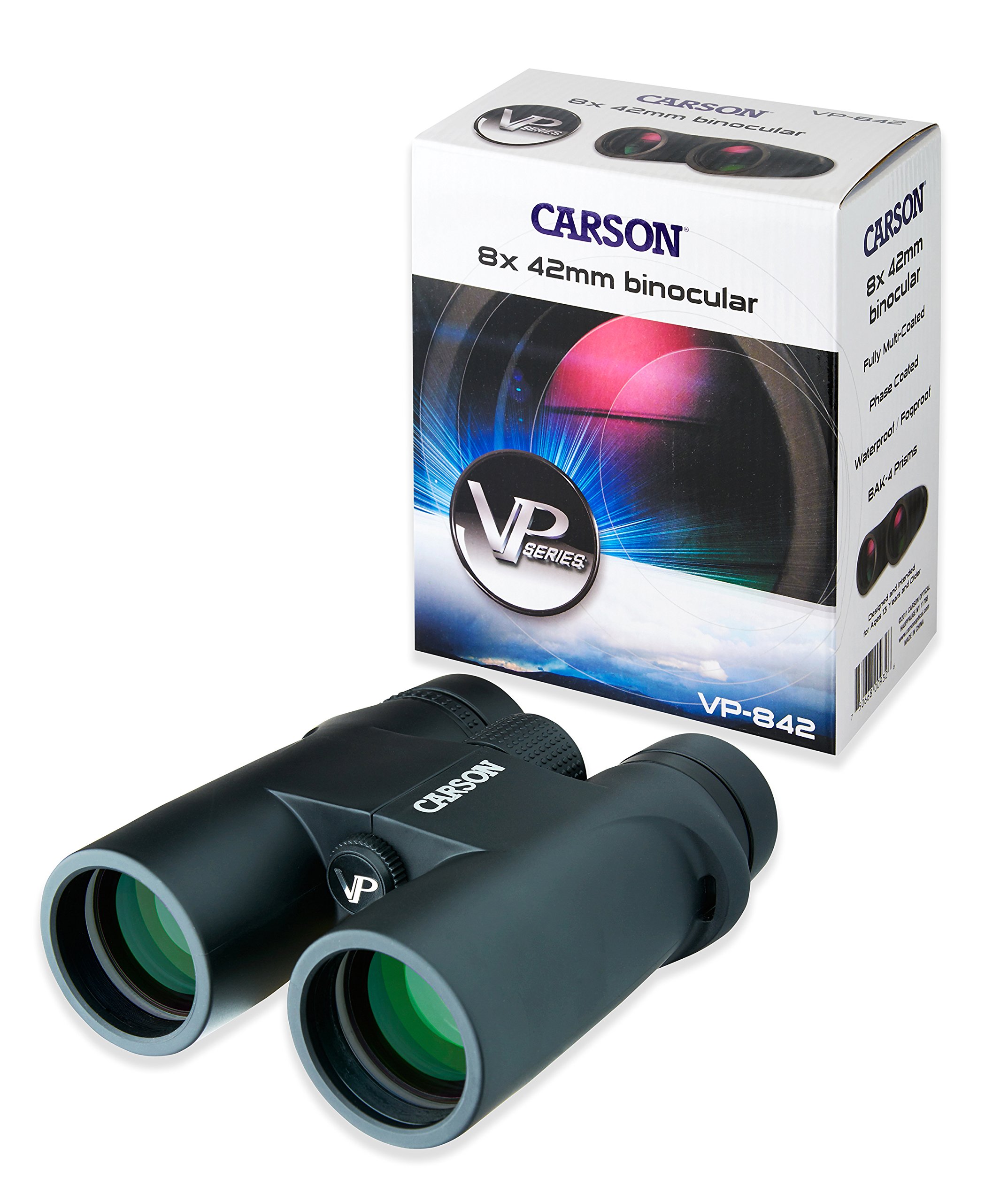 Foto 7 | Binoculares Carson Vp Series Vp-842 8x42 Mm Impermeables Negros - Venta Internacional.