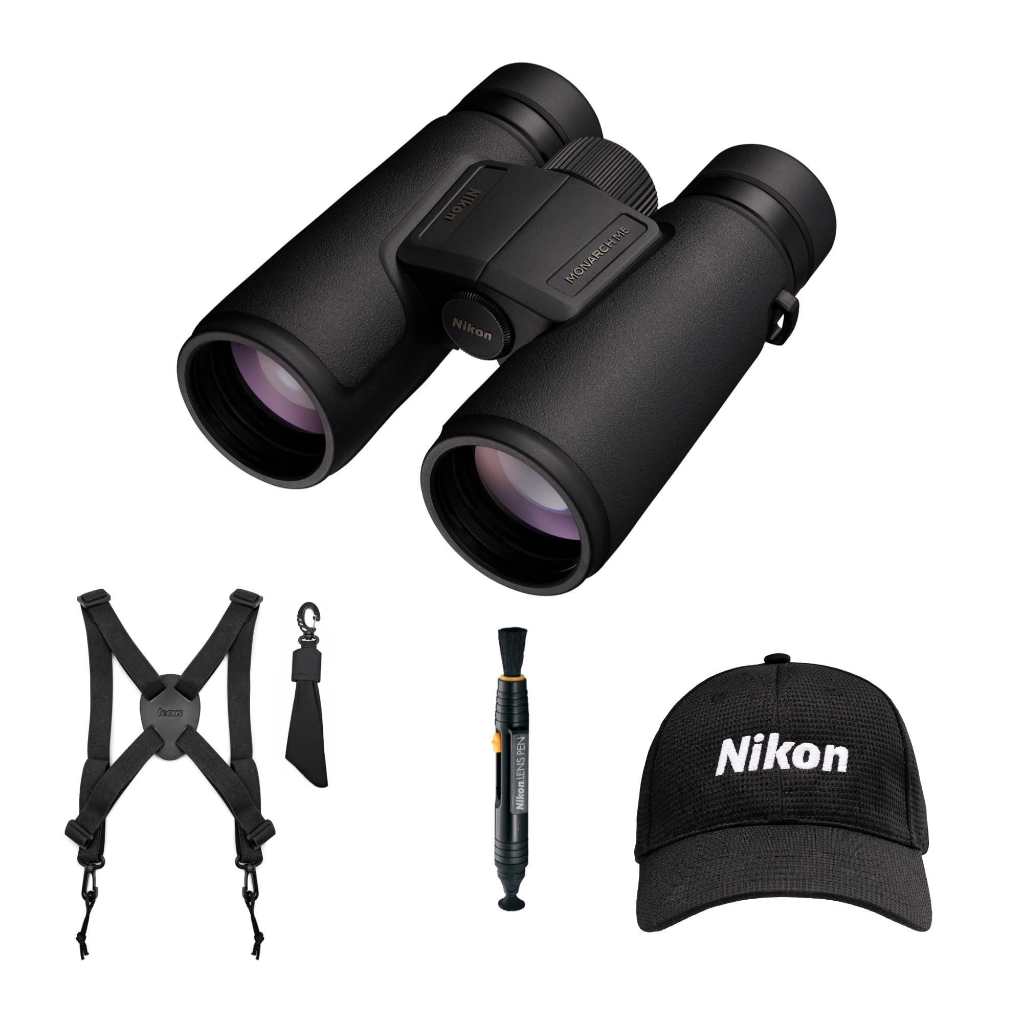 Binoculares Nikon Monarch M5 8x42 Con Sombrero Y Funda Para Accesorios - Venta Internacional.