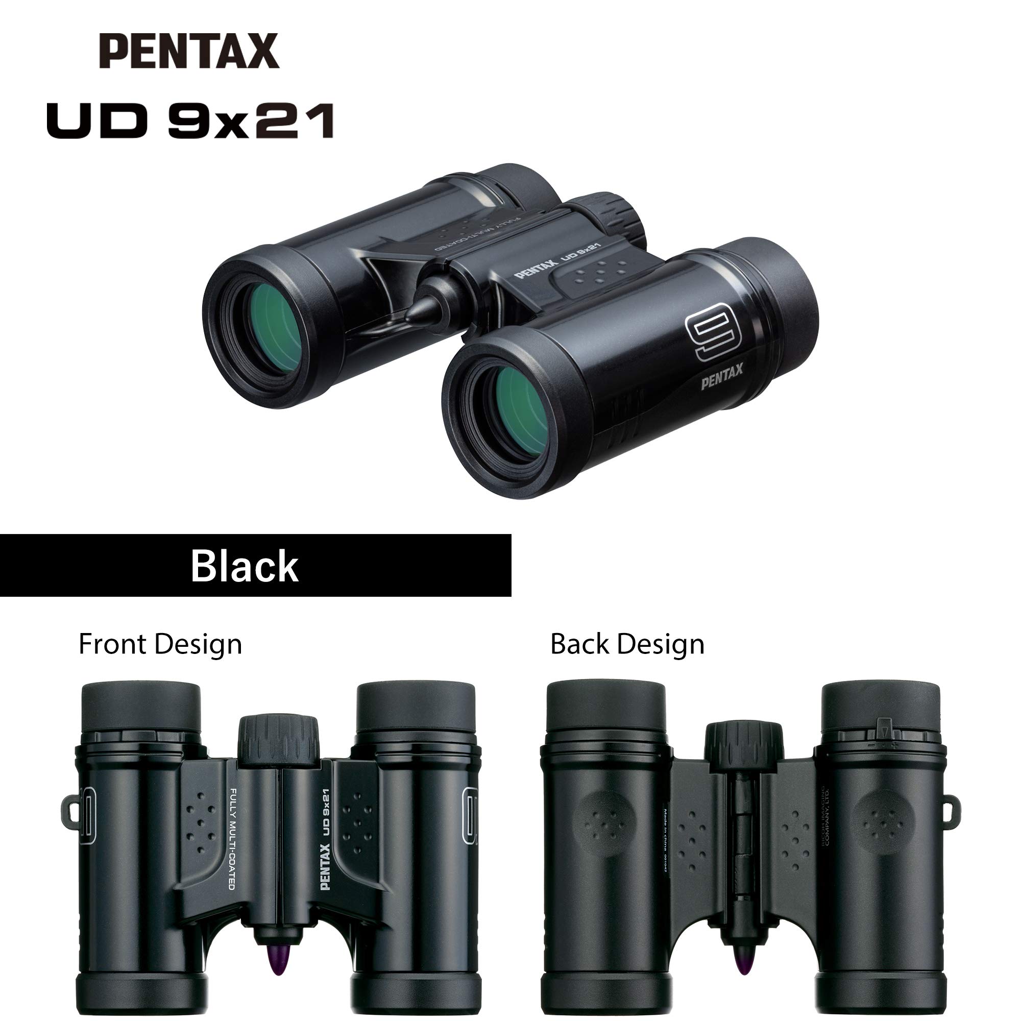 Foto 3 | Binoculares Pentax Ud 9x21 Negros Con Óptica Totalmente Multicapa - Venta Internacional.