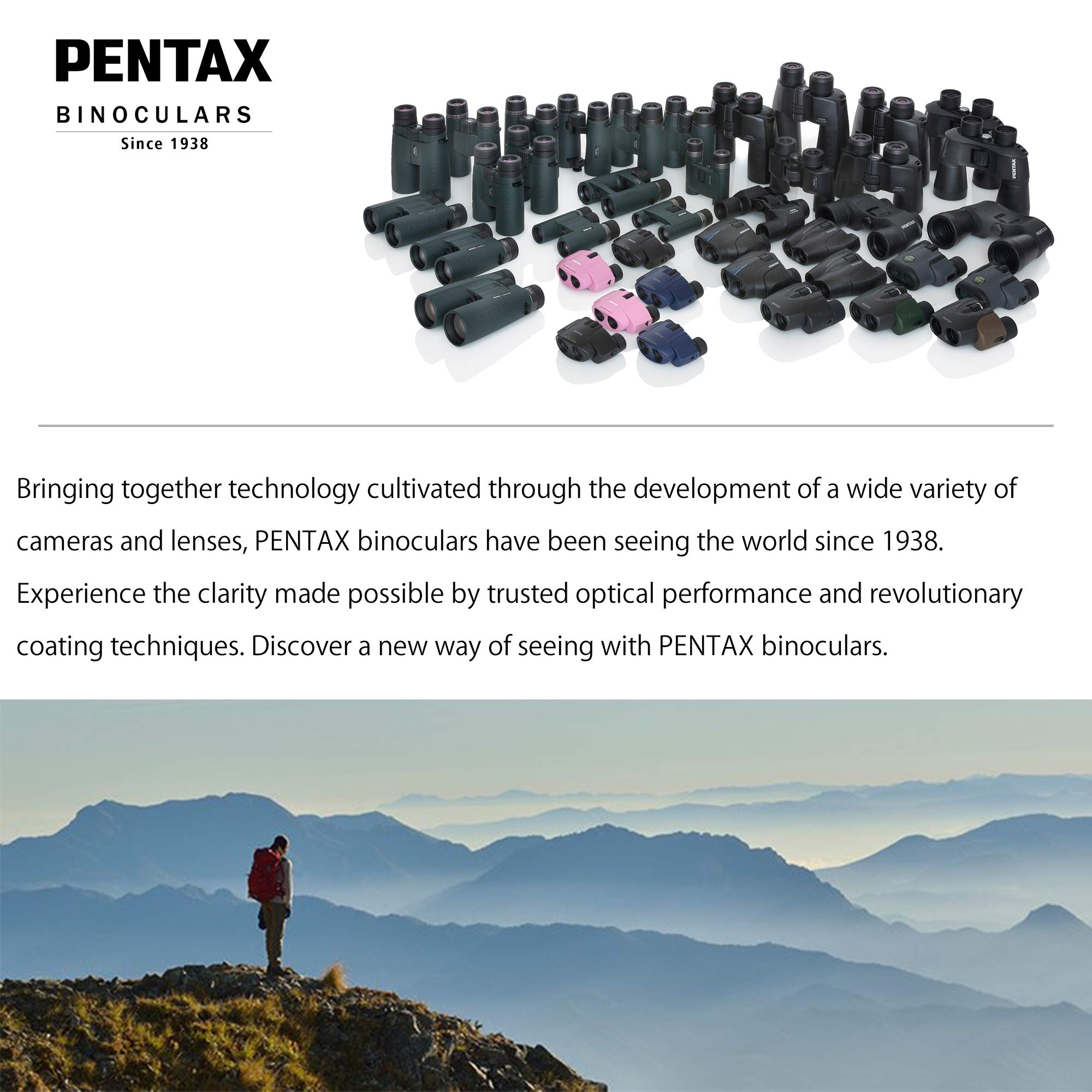 Foto 6 | Binoculares Pentax Ud 9x21 Negros Con Óptica Totalmente Multicapa - Venta Internacional.