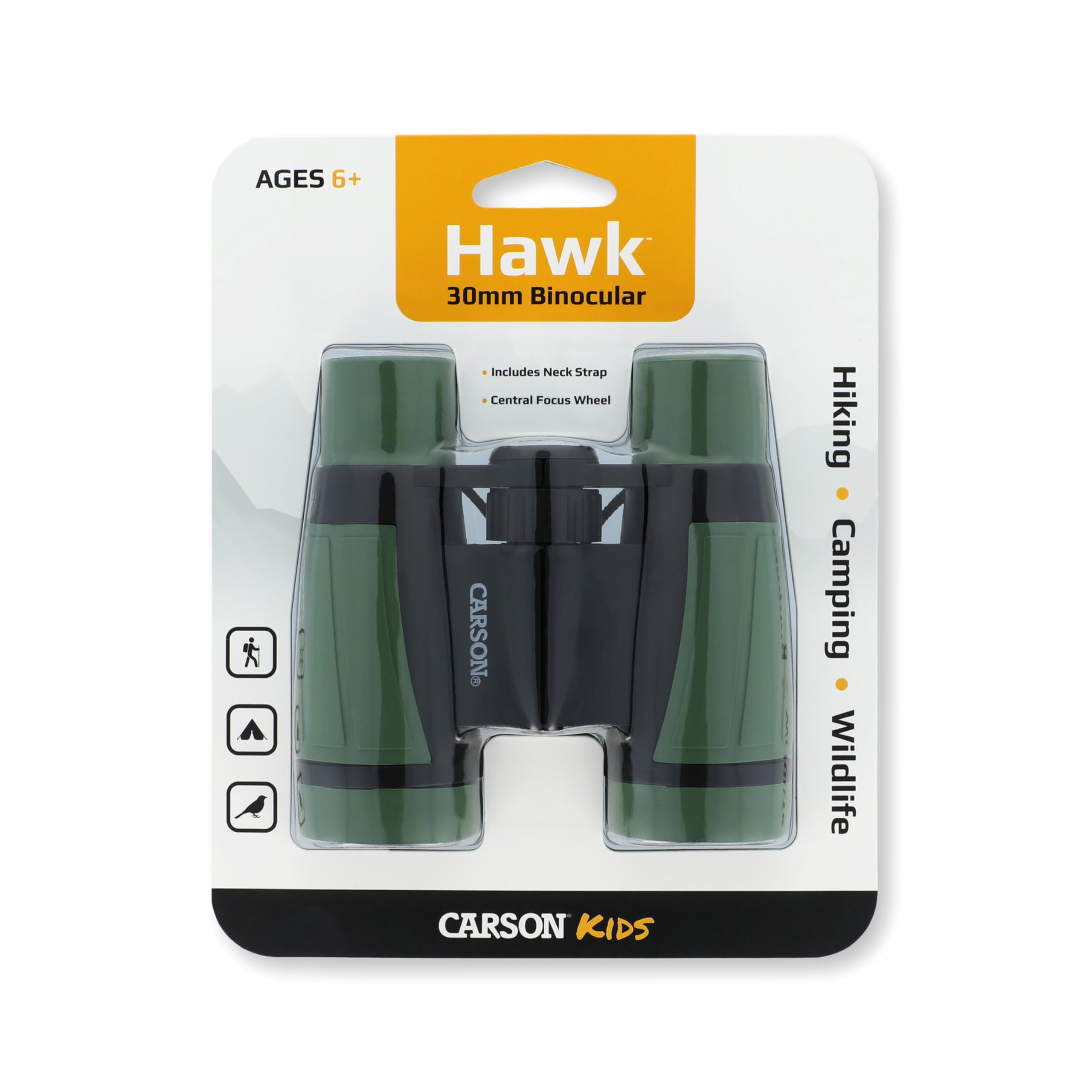 Foto 5 | Binoculares Carson Hawk Kids De 30 Mm Para Principiantes (hu-530) - Venta Internacional.