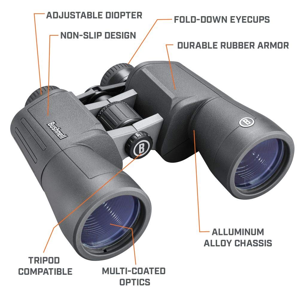 Foto 6 pulgar | Binoculares Bushnell Powerview 2 Pwv1250 12x50 Gris - Venta Internacional.