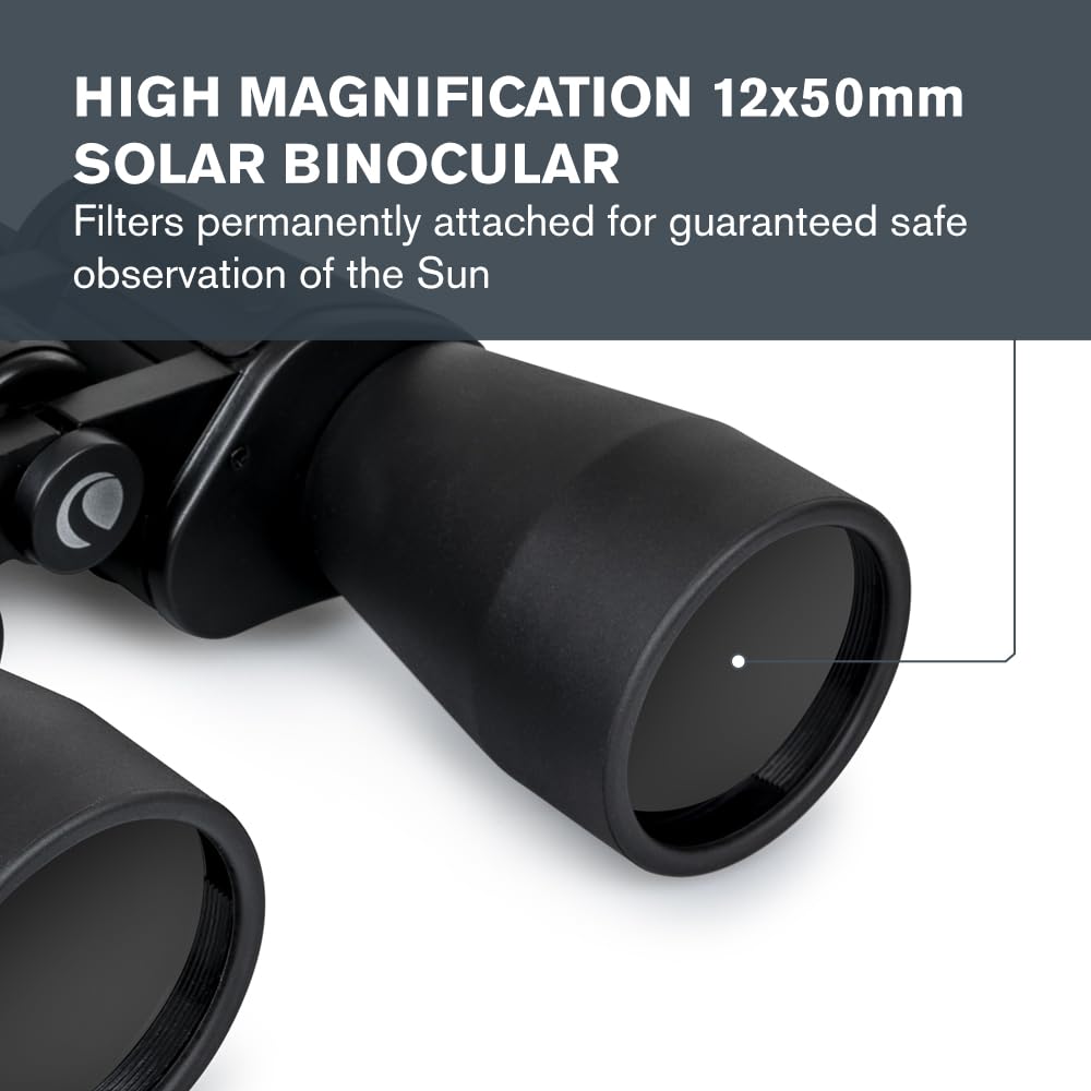 Foto 3 pulgar | Binoculares Para Eclipse Solar Celestron Eclipsmart 12x50 Mm - Venta Internacional.