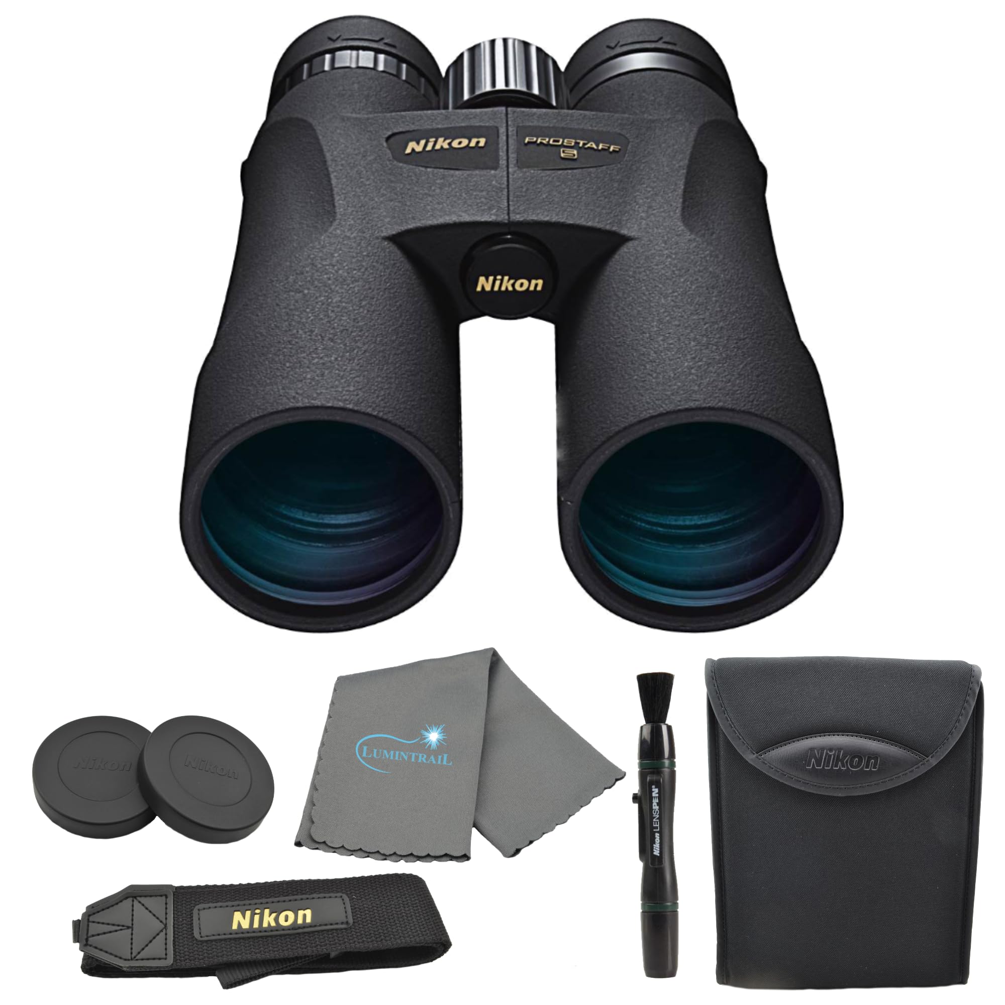 Binoculares Nikon Prostaff 5 12x50 (7573) Negros Con Accesorios - Venta Internacional.