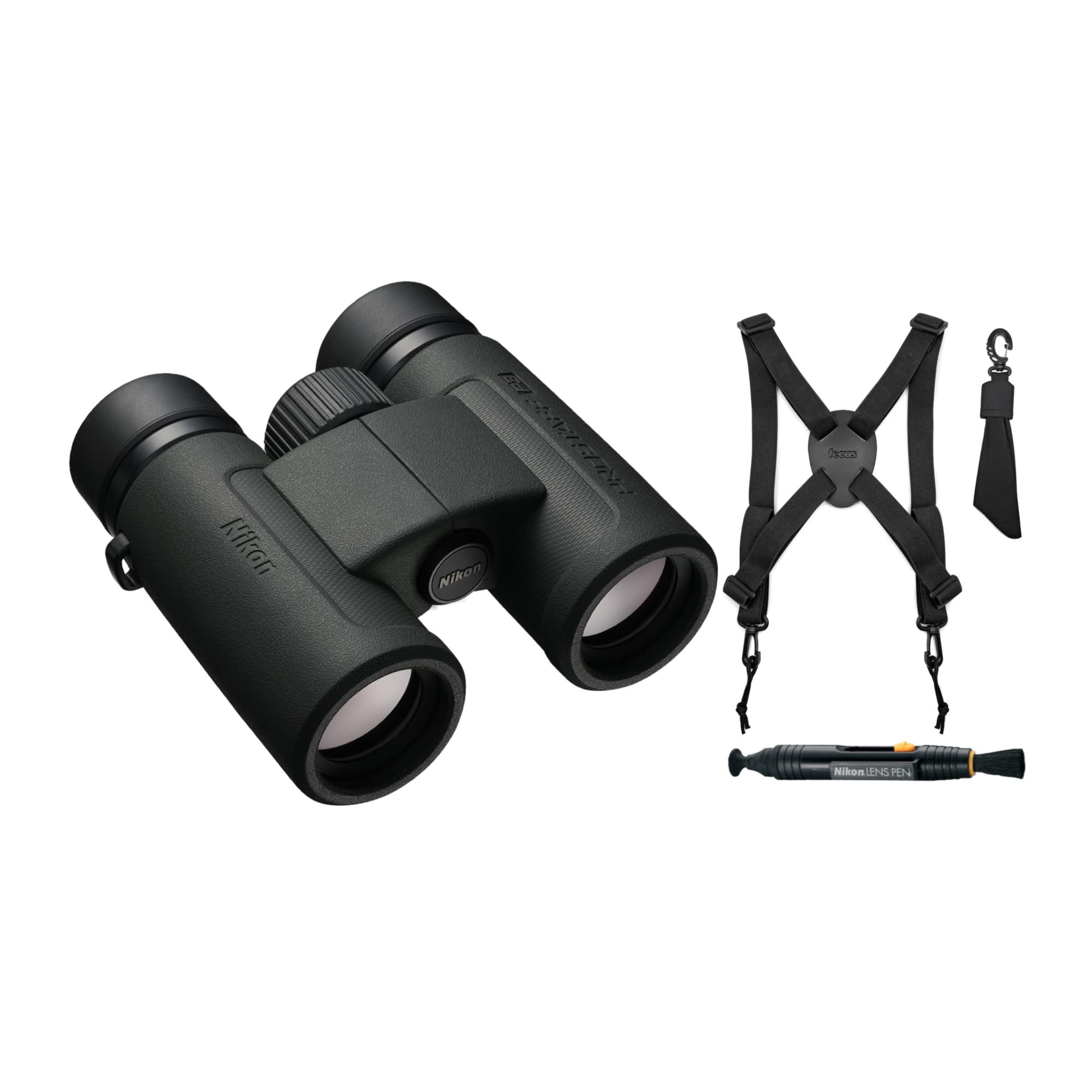 Binoculares Nikon Prostaff P3 10x30 Con Arnés Y Bolígrafo - Venta Internacional.