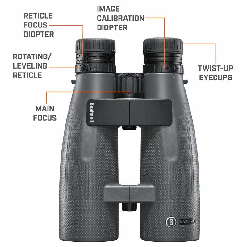 Foto 4 pulgar | Binoculares Tacticos Bushnell Match Pro Ed Con Reticula 15x56