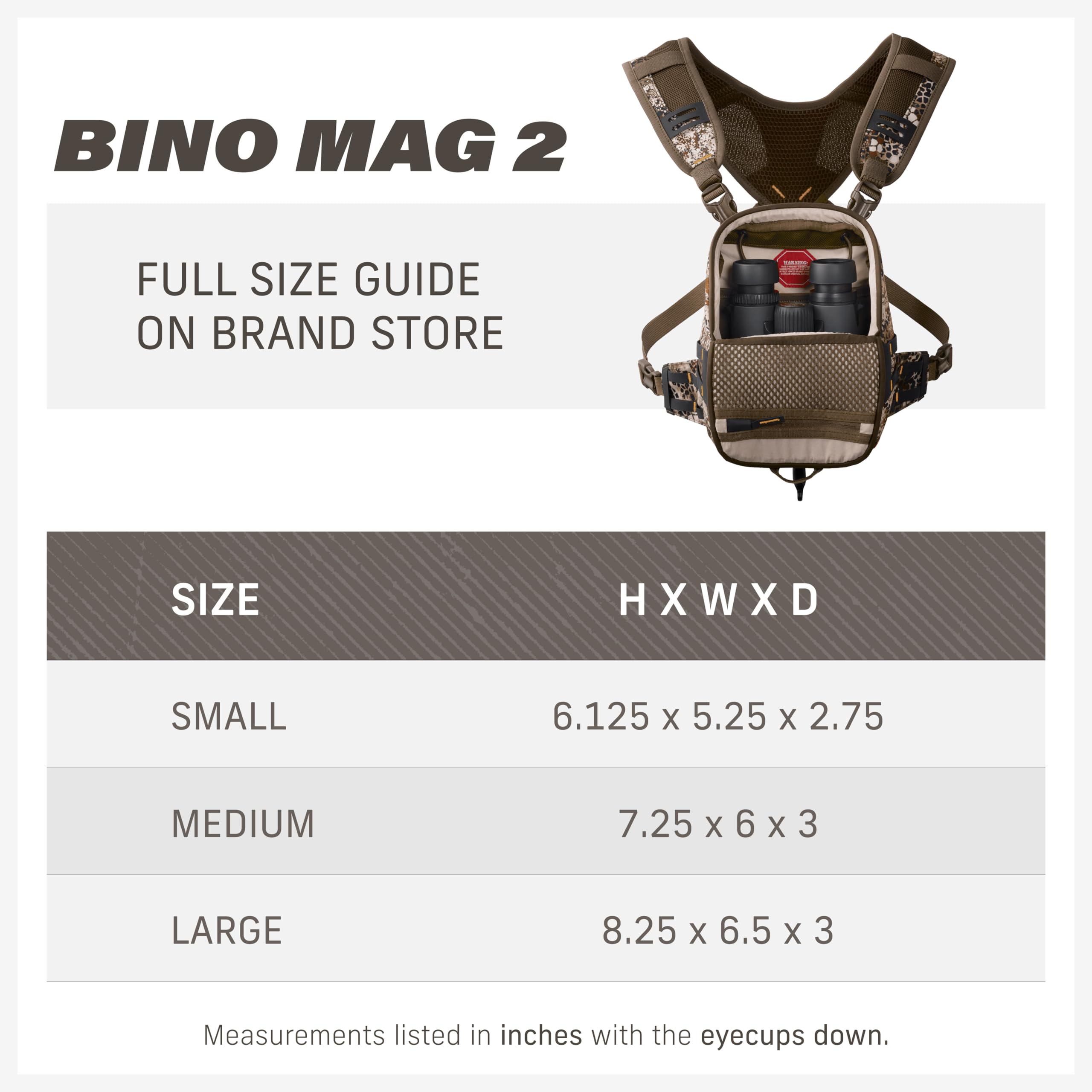 Foto 7 | Arnés Binocular Badlands Bino Mag 2 Approach Fx Large - Venta Internacional.