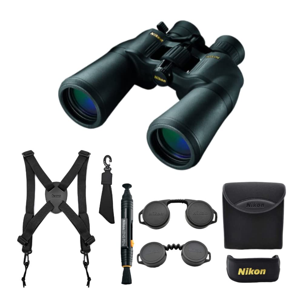 Foto 2 pulgar | Binoculares Nikon Aculon A211 Con Zoom De 10 A 22 X 50 Con Arnés Y Limpieza - Venta Internacional.