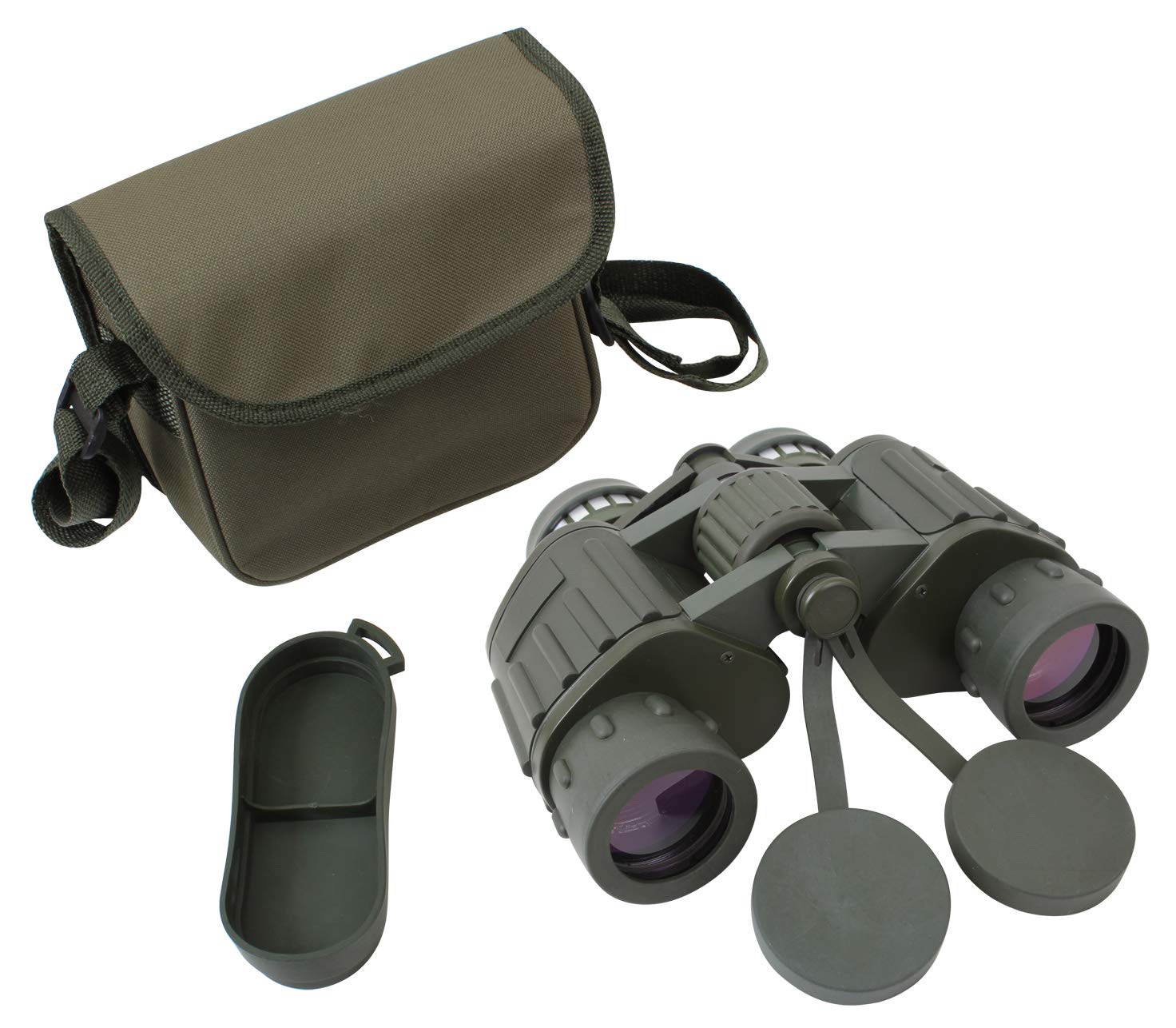 Foto 4 pulgar | Binoculares Rothco 8x42 De Estilo Militar Con Funda Y Tela Para Lentes - Venta Internacional.