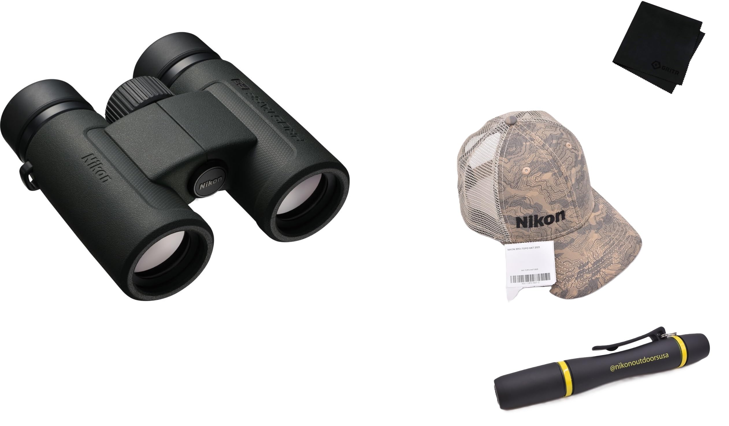 Binoculares Nikon Prostaff P3 8x30 Con Gorro Y Lente - Venta Internacional.