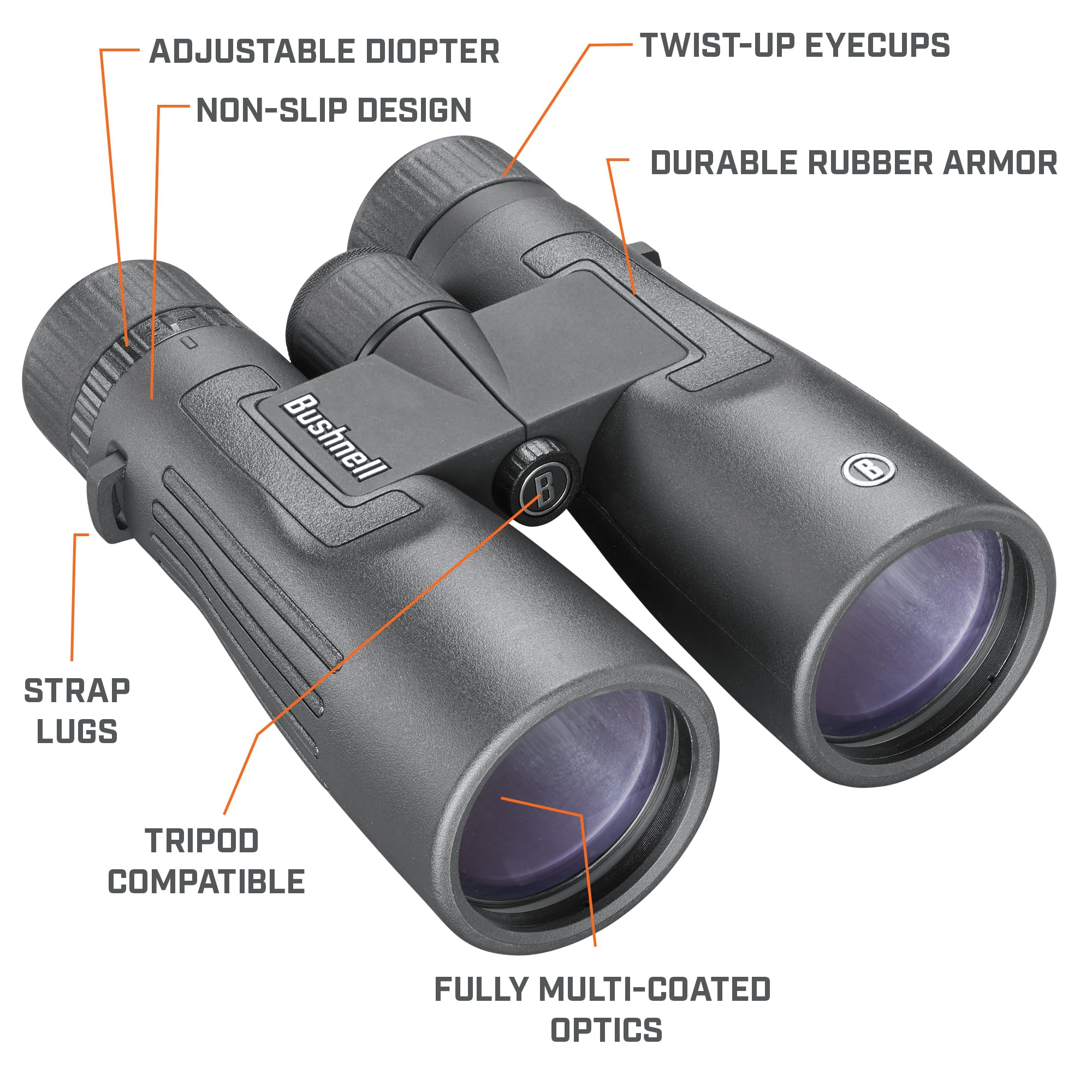 Foto 3 pulgar | Binoculares Bushnell Legend 10x50 A Prueba De Agua Con Rainguard Hd - Venta Internacional.