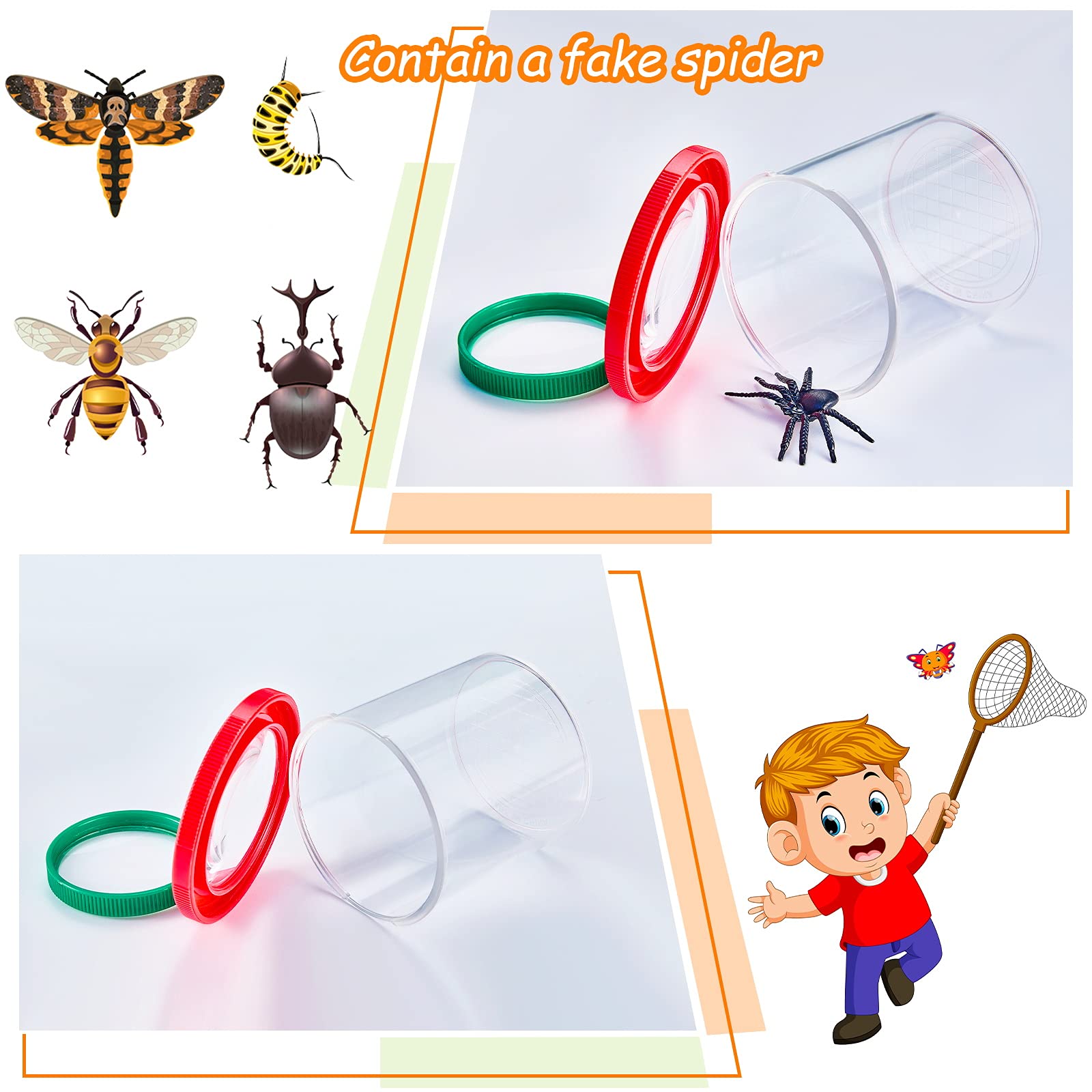 Foto 4 | Kit Bug Catcher Skylety, 4 Unidades, Con Visor De Insectos Y Lupa - Venta Internacional.
