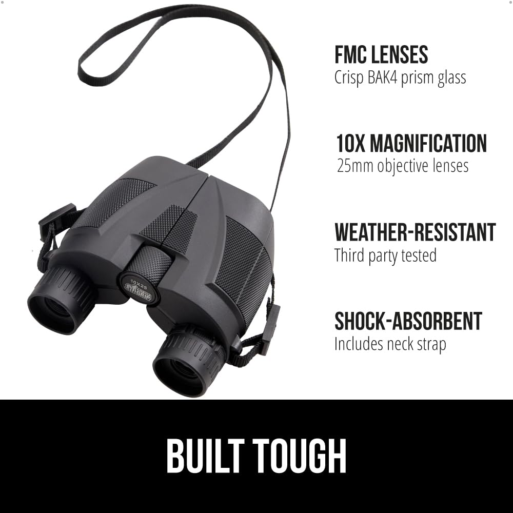 Foto 3 pulgar | Binoculares Gorilla Grip 10x25 Compact Para Adultos Con Correa - Venta Internacional.