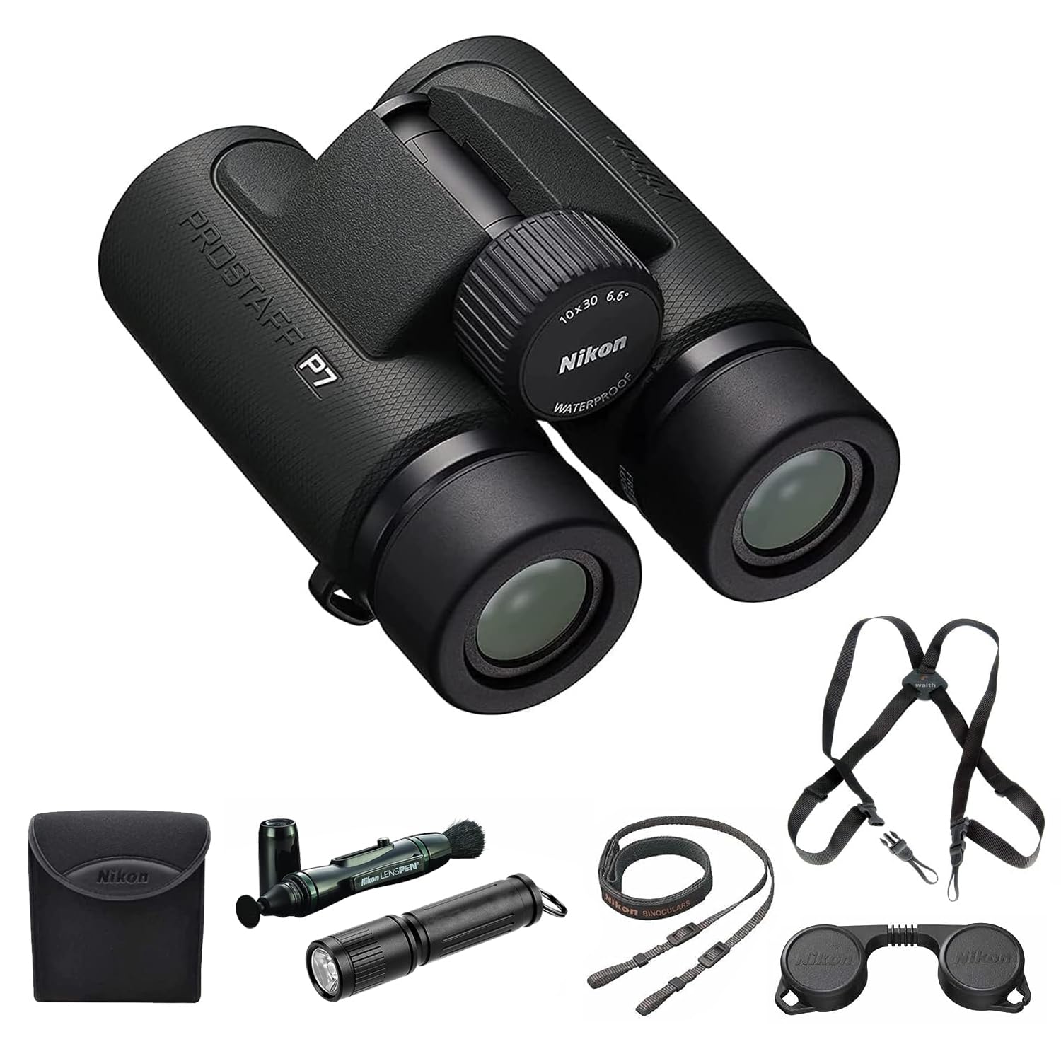Binoculares Nikon Prostaff P7 10x30 A Prueba De Agua Para Adultos - Venta Internacional.