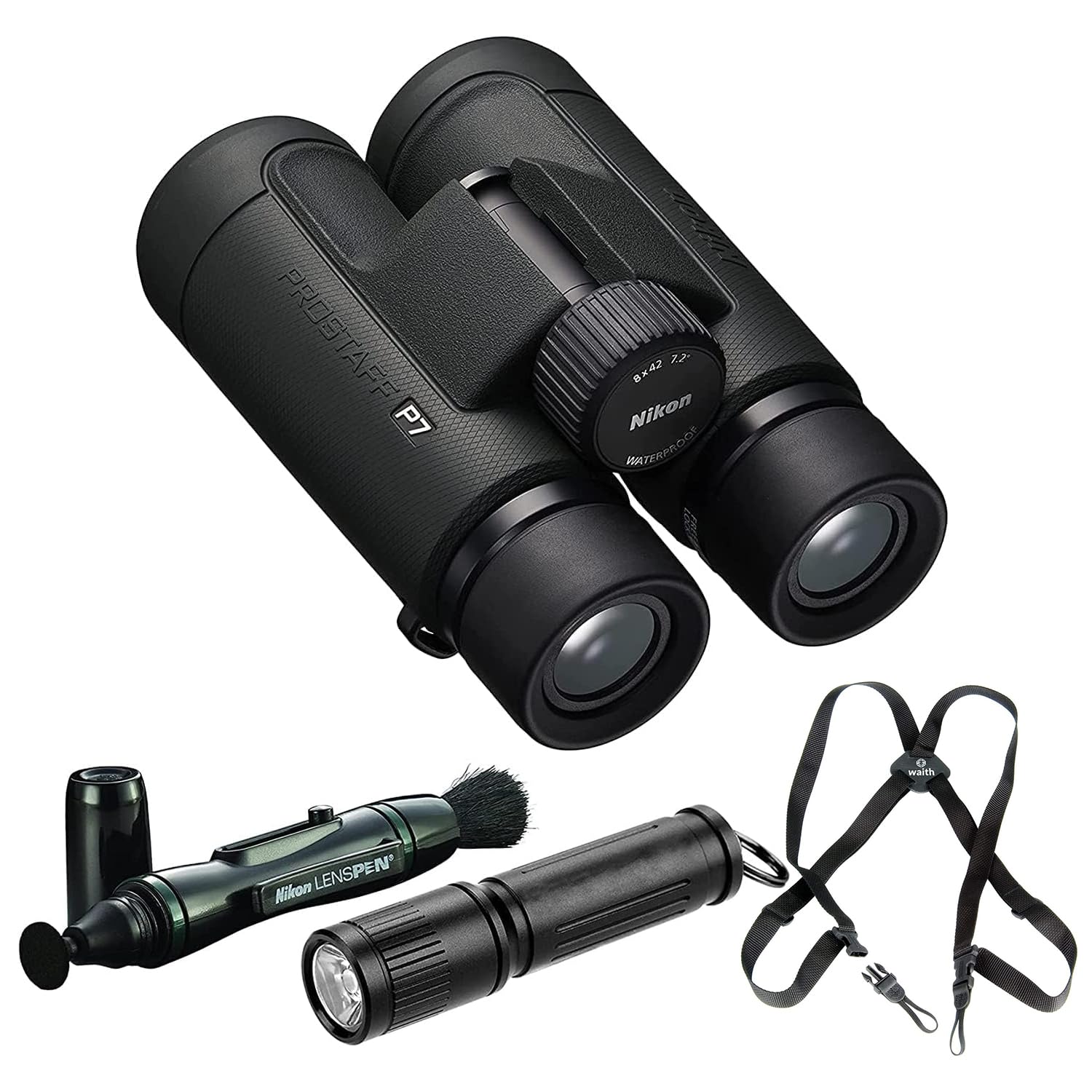 Foto 1 | Binoculares Nikon Prostaff P7 8x42 A Prueba De Agua Para Adultos - Venta Internacional.
