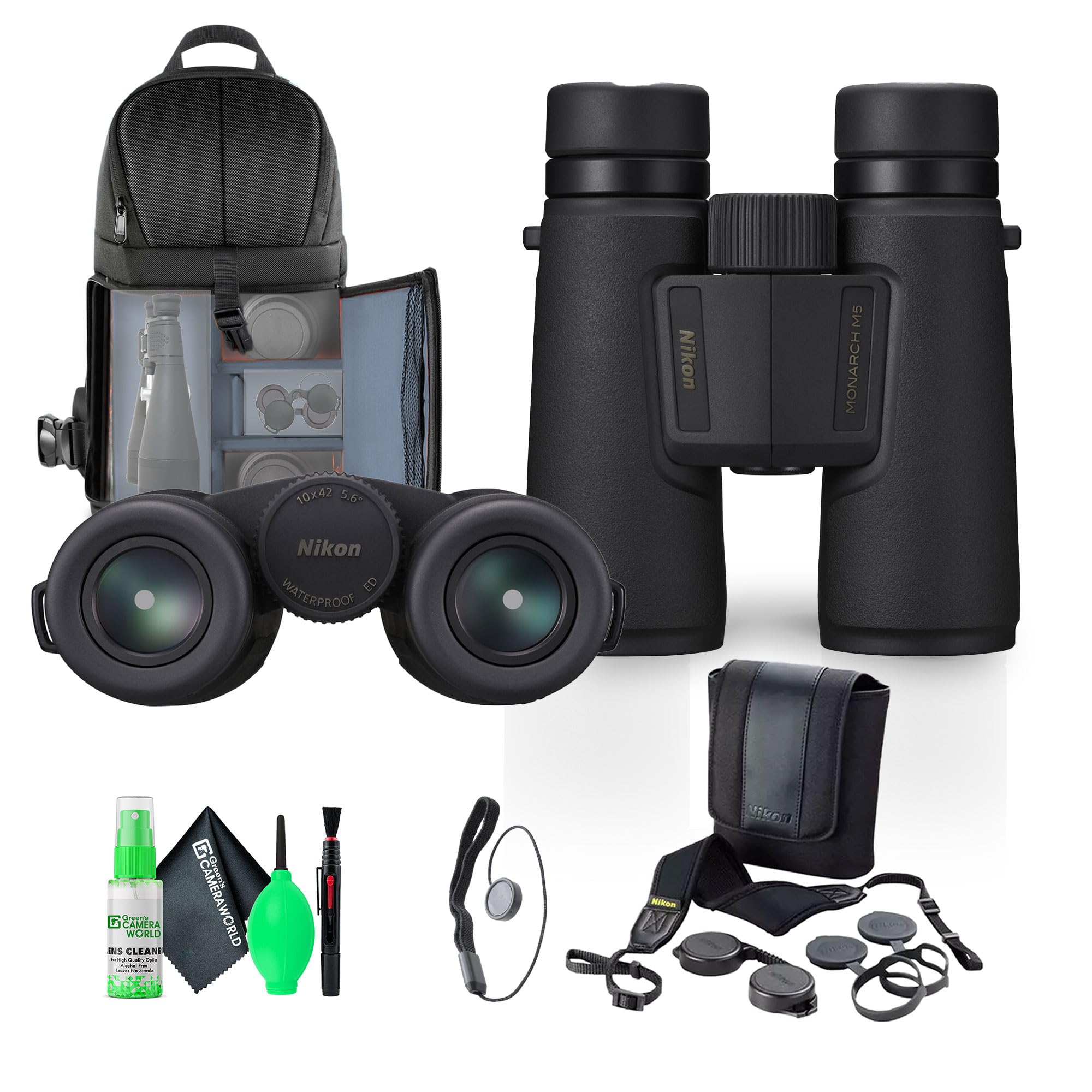 Foto 1 | Prismáticos De Techo Nikon Monarch M5 10x42, Impermeables, Negros - Venta Internacional.