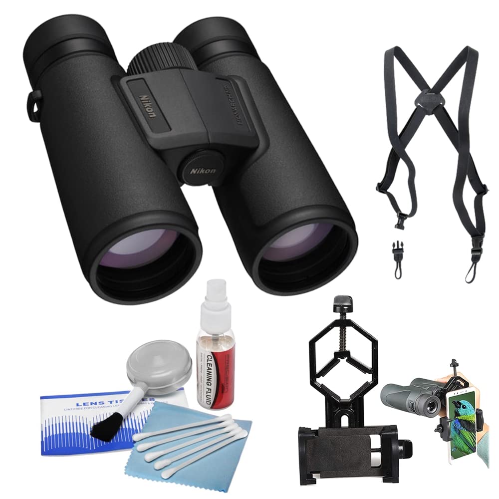 Foto 2 pulgar | Binoculares Nikon Monarch M5 8x42 Negros Con Accesorios - Venta Internacional.