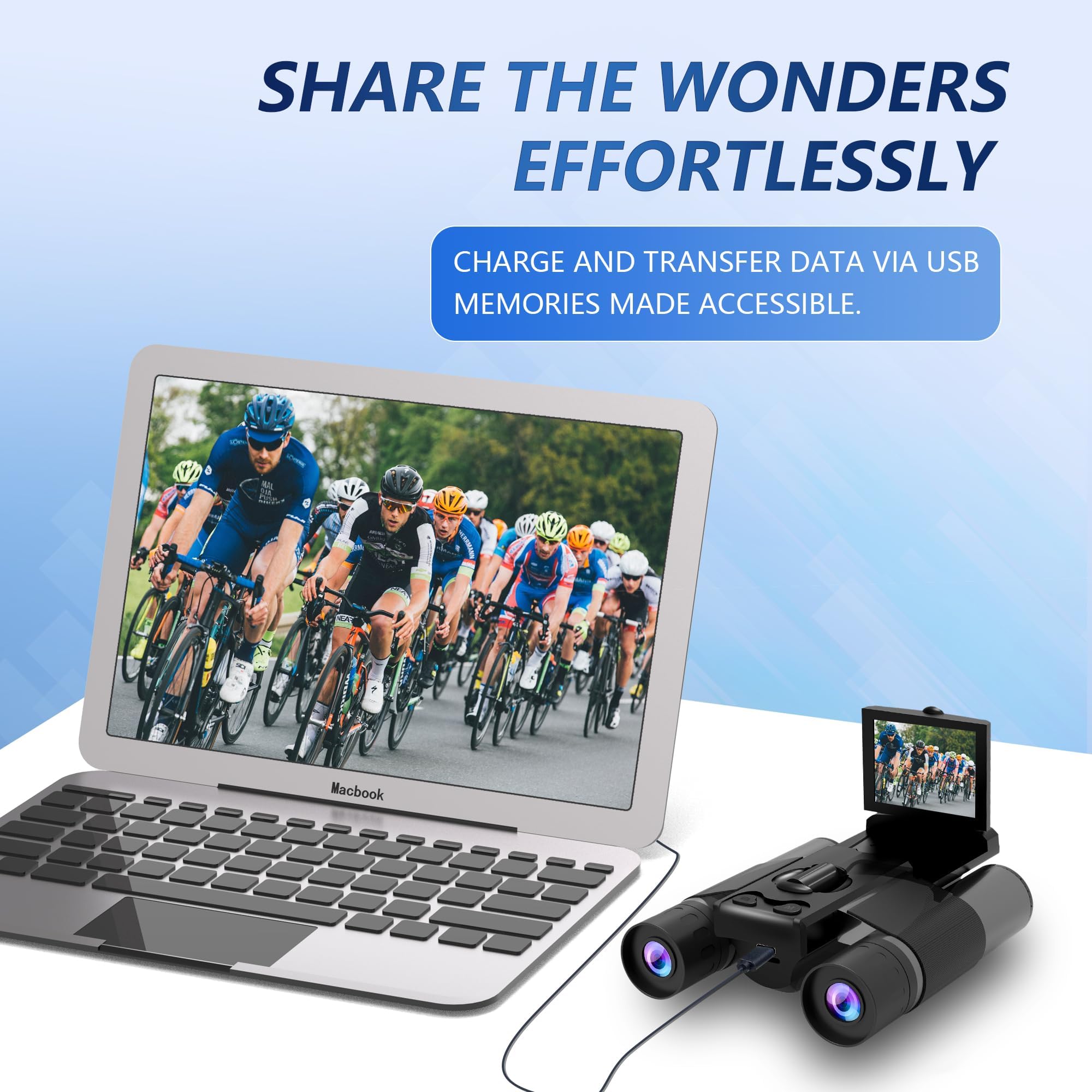 Foto 6 | Binoculares, Cámara Para Exteriores, Zoom De 10 Aumentos, 40 Mp, Vídeo Hd, Color Negro - Venta Internacional.