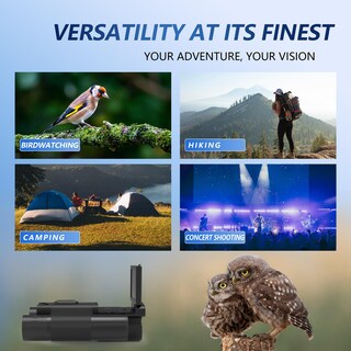 Foto 7 | Binoculares, Cámara Para Exteriores, Zoom De 10 Aumentos, 40 Mp, Vídeo Hd, Color Negro - Venta Internacional.
