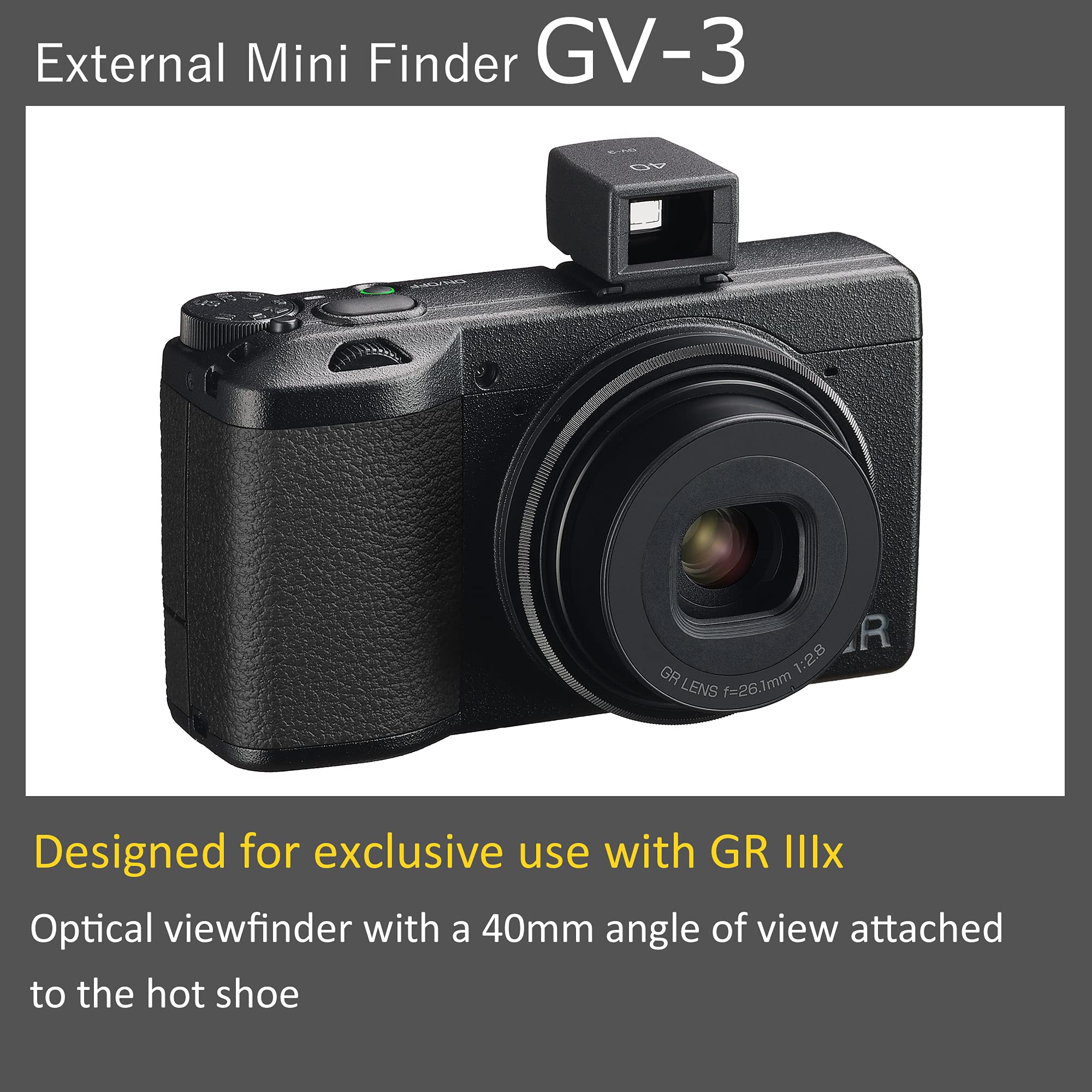 Foto 4 pulgar | Minibuscador Externo Ricoh Gv-3 Para Ricoh Gr Iiix - Venta Internacional.