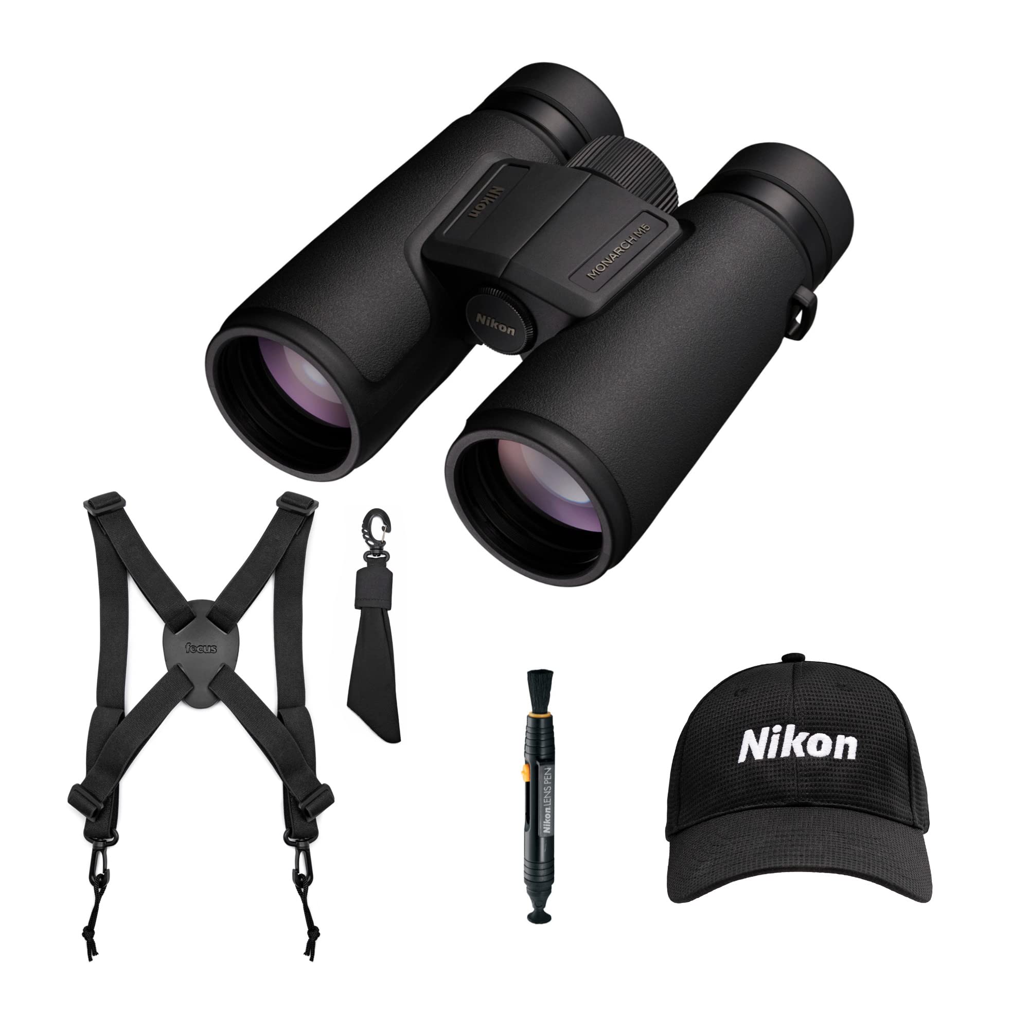 Foto 2 pulgar | Binoculares Nikon Monarch M5 12x42 Con Sombrero Y Paquete De Accesorios - Venta Internacional.
