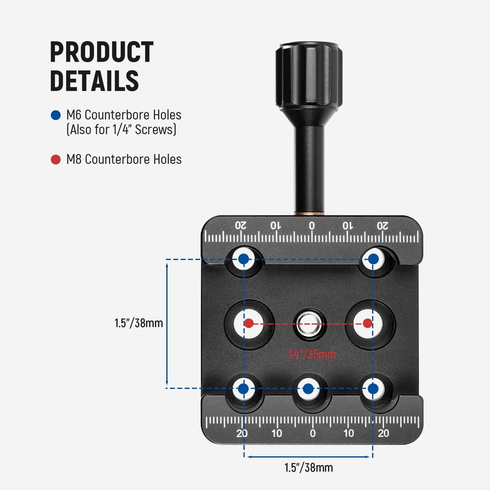 Foto 4 pulgar | Adaptador De Trípode Para Montaje Telescópico, Base, Abrazadera Neewer Qr011 - Venta Internacional.