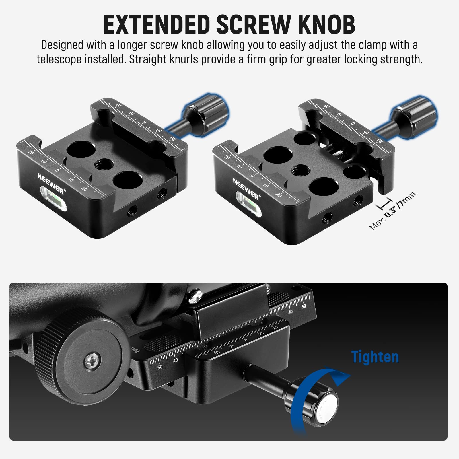 Foto 7 pulgar | Adaptador De Trípode Para Montaje Telescópico, Base, Abrazadera Neewer Qr011 - Venta Internacional.