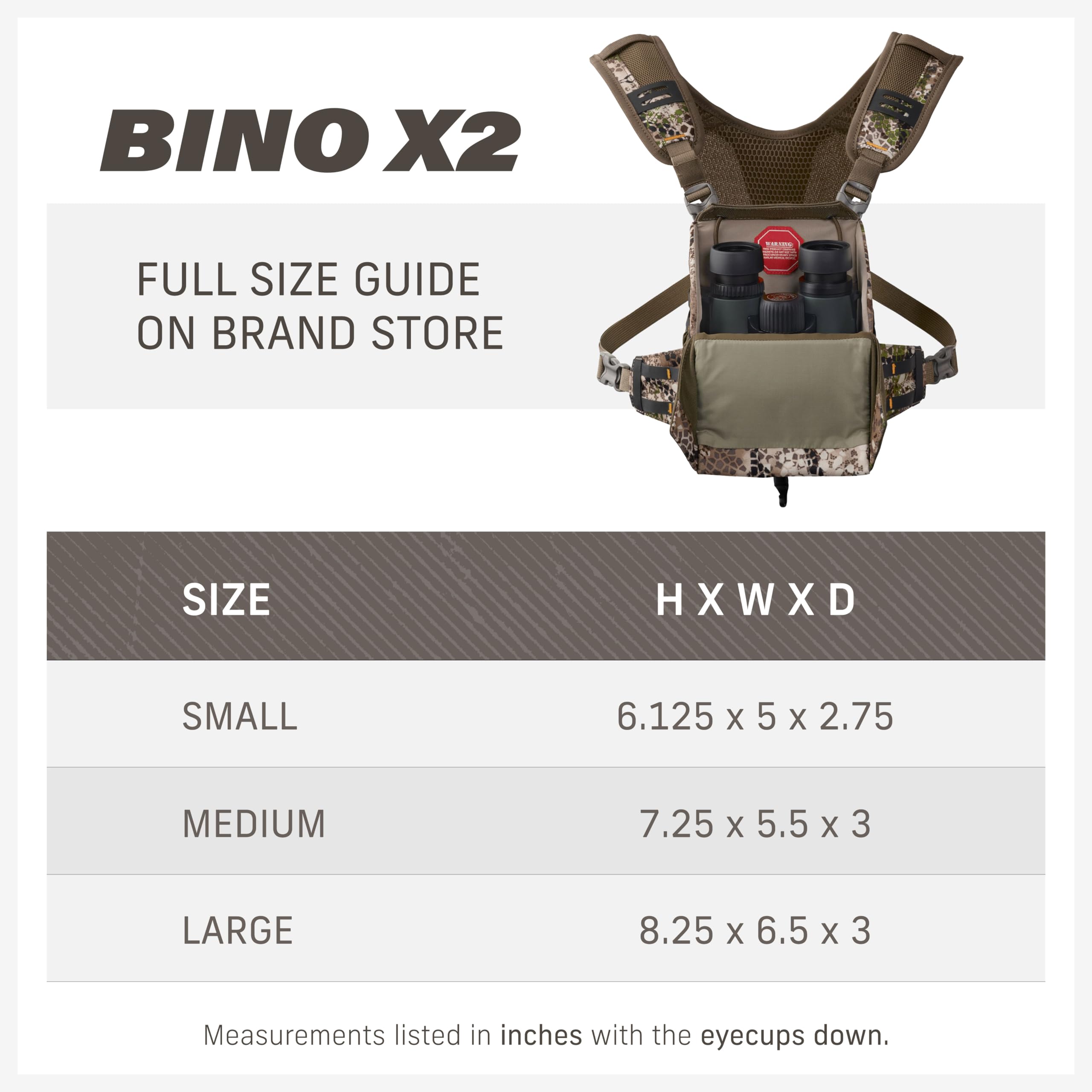 Foto 8 pulgar | Sistema De Arnés Binocular Modular Badlands Bino X2 Approach - Venta Internacional.