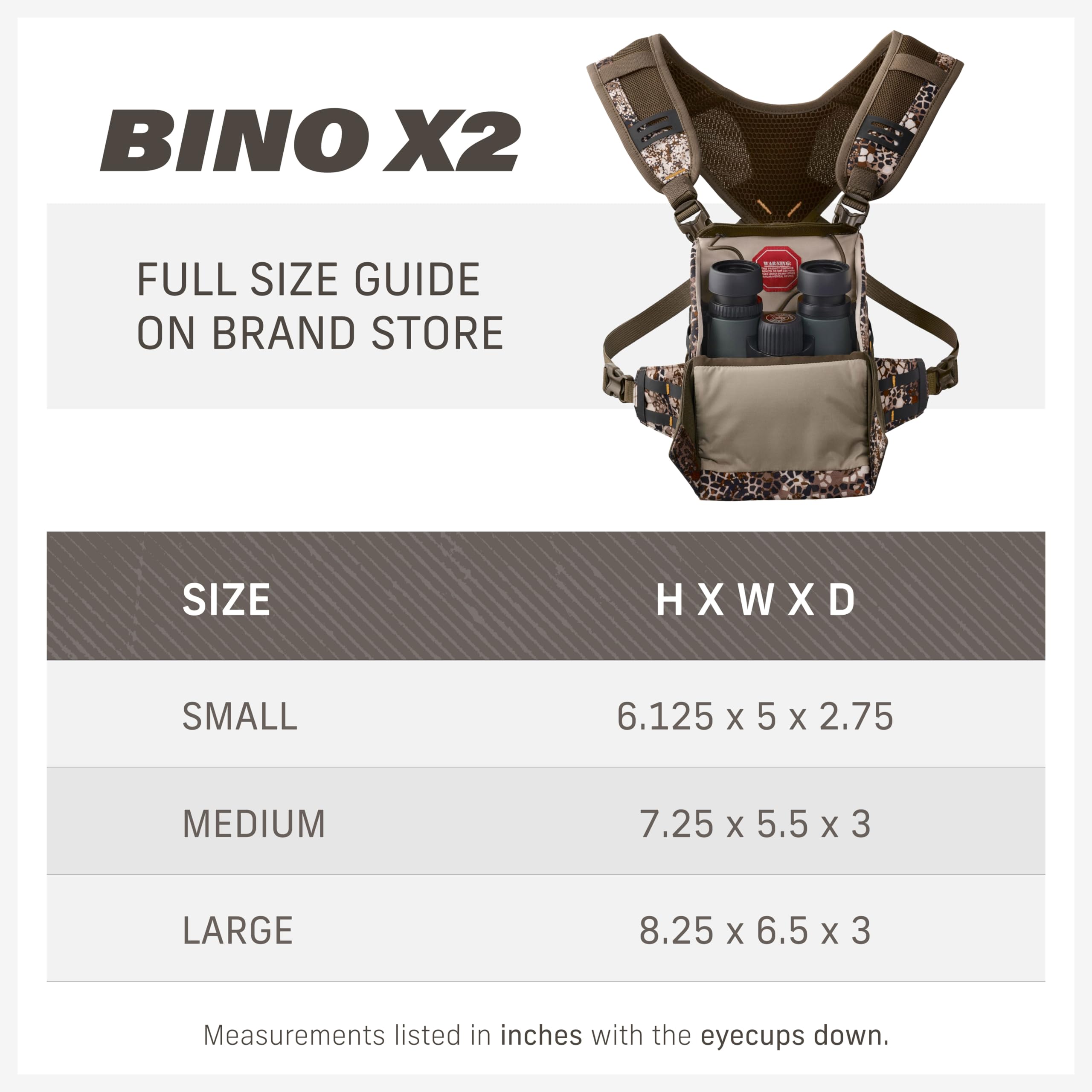 Foto 7 | Sistema De Arnés Binocular Badlands Bino X2 Approach Fx - Venta Internacional.