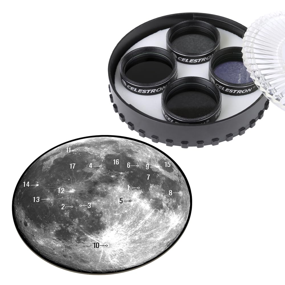 Foto 2 pulgar | Kit De Filtros Lunares Celestron Para Oculares Telescópicos De 1.25 Pulgadas - Venta Internacional.