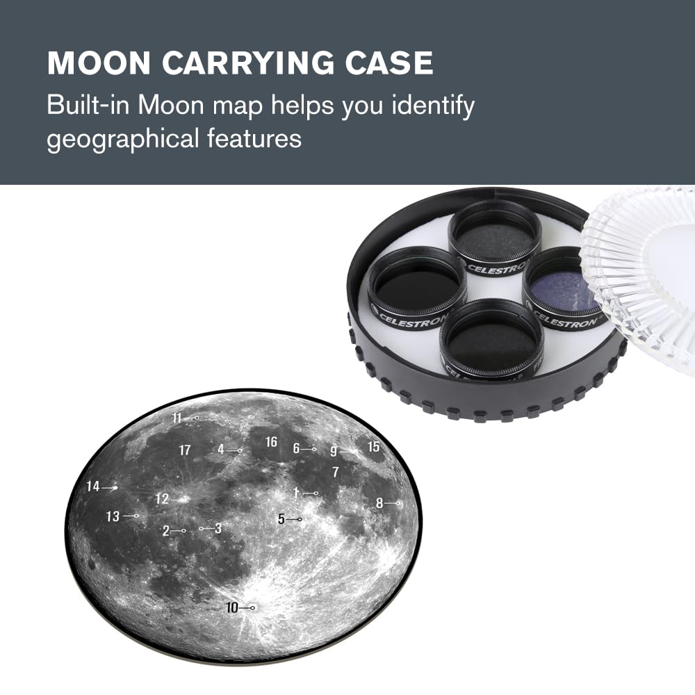 Foto 6 pulgar | Kit De Filtros Lunares Celestron Para Oculares Telescópicos De 1.25 Pulgadas - Venta Internacional.