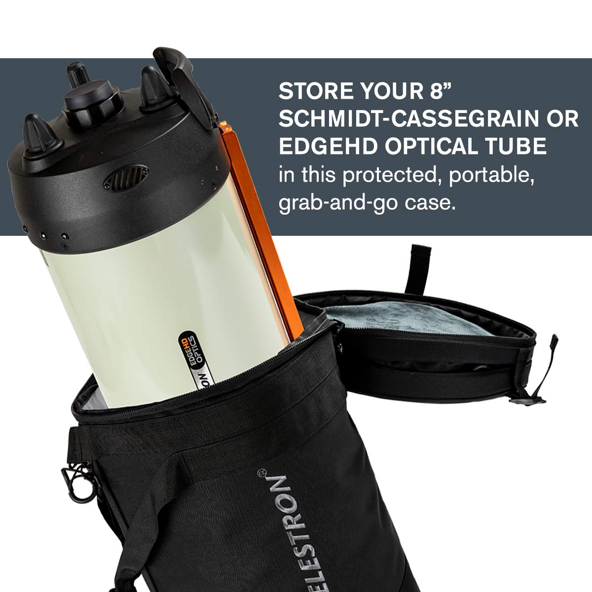 Foto 2 | Bolsa Telescópica Celestron Con Tubo Óptico De 8 Pulgadas Schmidt-cassegrain - Venta Internacional.