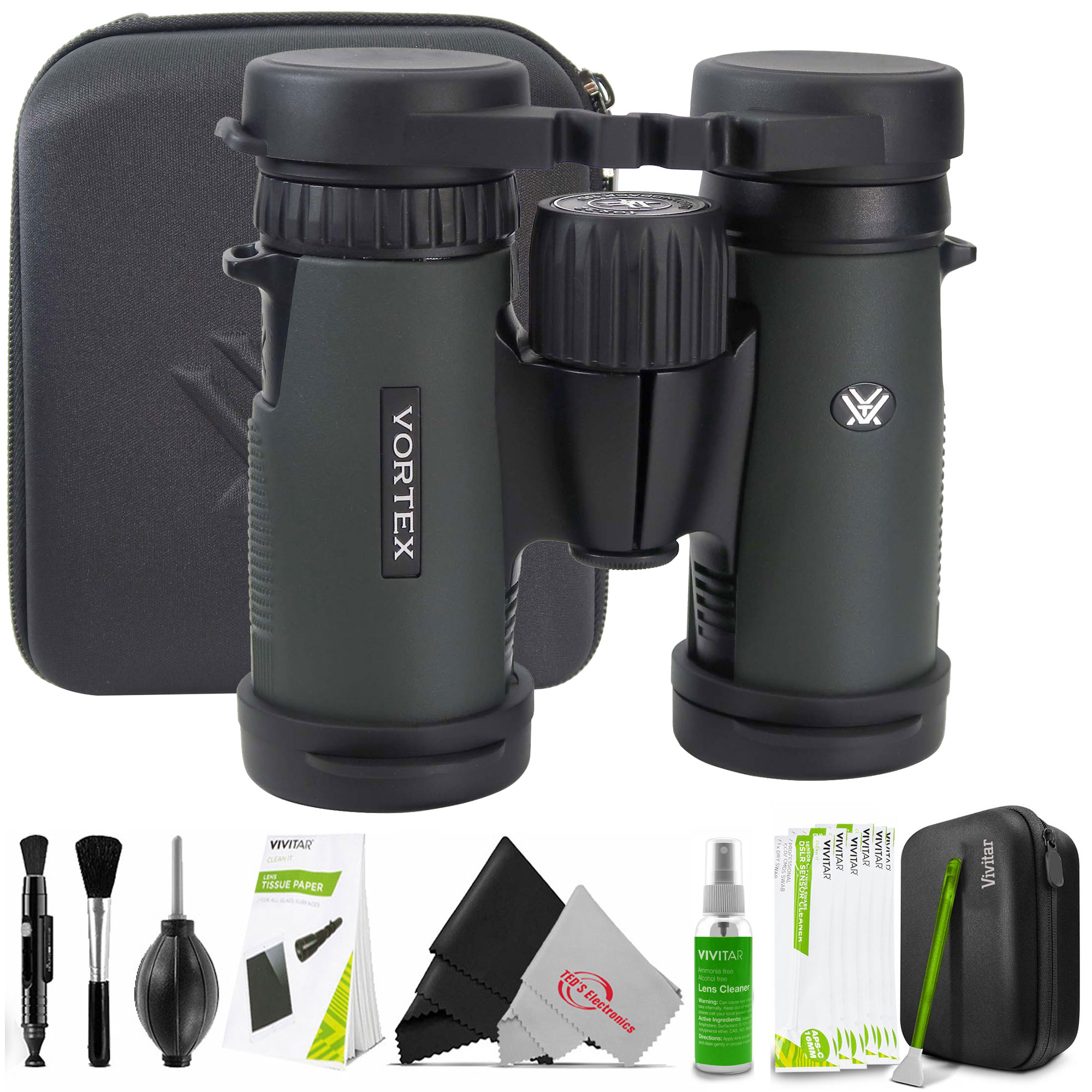 Foto 2 pulgar | Binoculares Vortex Diamondback Hd 10x32 Db-213 Con Kit De Limpieza - Venta Internacional.