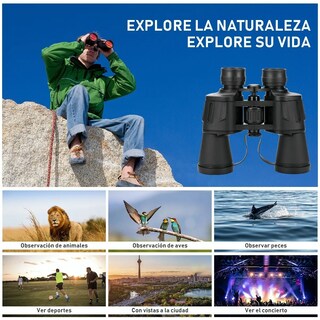 Foto 4 | Binoculares Telescopio Hd Visión Nocturna Con Bolsa 24x50 Lab.g Negro