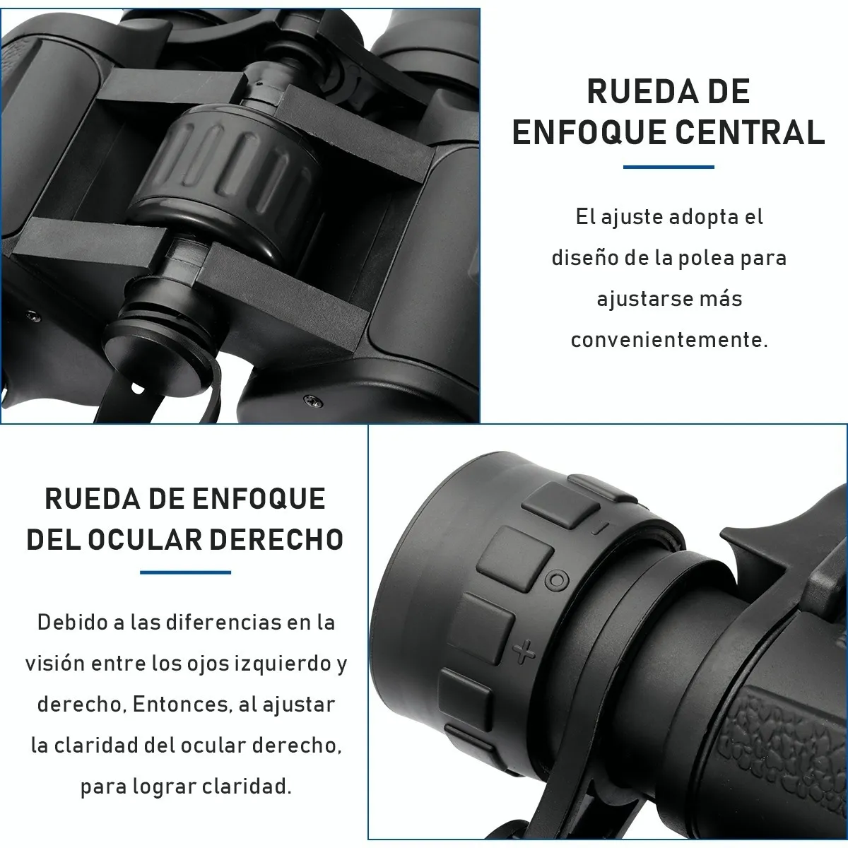 Foto 6 pulgar | Binoculares Telescopio Hd Visión Nocturna Con Bolsa 24x50 Lab.g Negro