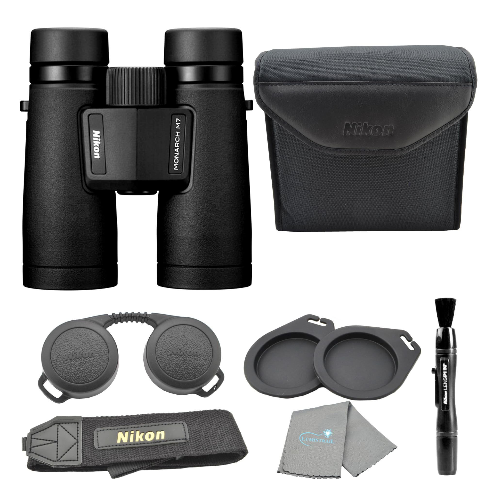 Binoculares Nikon Monarch M7 10x42 (16766) Negros Con Accesorios - Venta Internacional.