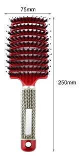 Foto 5 | Venta Internacional-Cepillo De Pelo De 2 Piezas Con Cerdas De Nailon Rojo