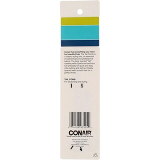 Foto 3 | Peine Conair Negro para Cabello-Venta Internacional