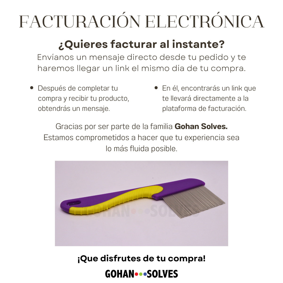 Foto 7 pulgar | Set de 3 Peines para una Eliminación Rápida y Efectiva Contra Piojos y Liendres