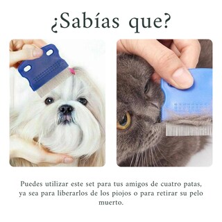 Foto 6 | Set de 3 Peines para una Eliminación Rápida y Efectiva Contra Piojos y Liendres