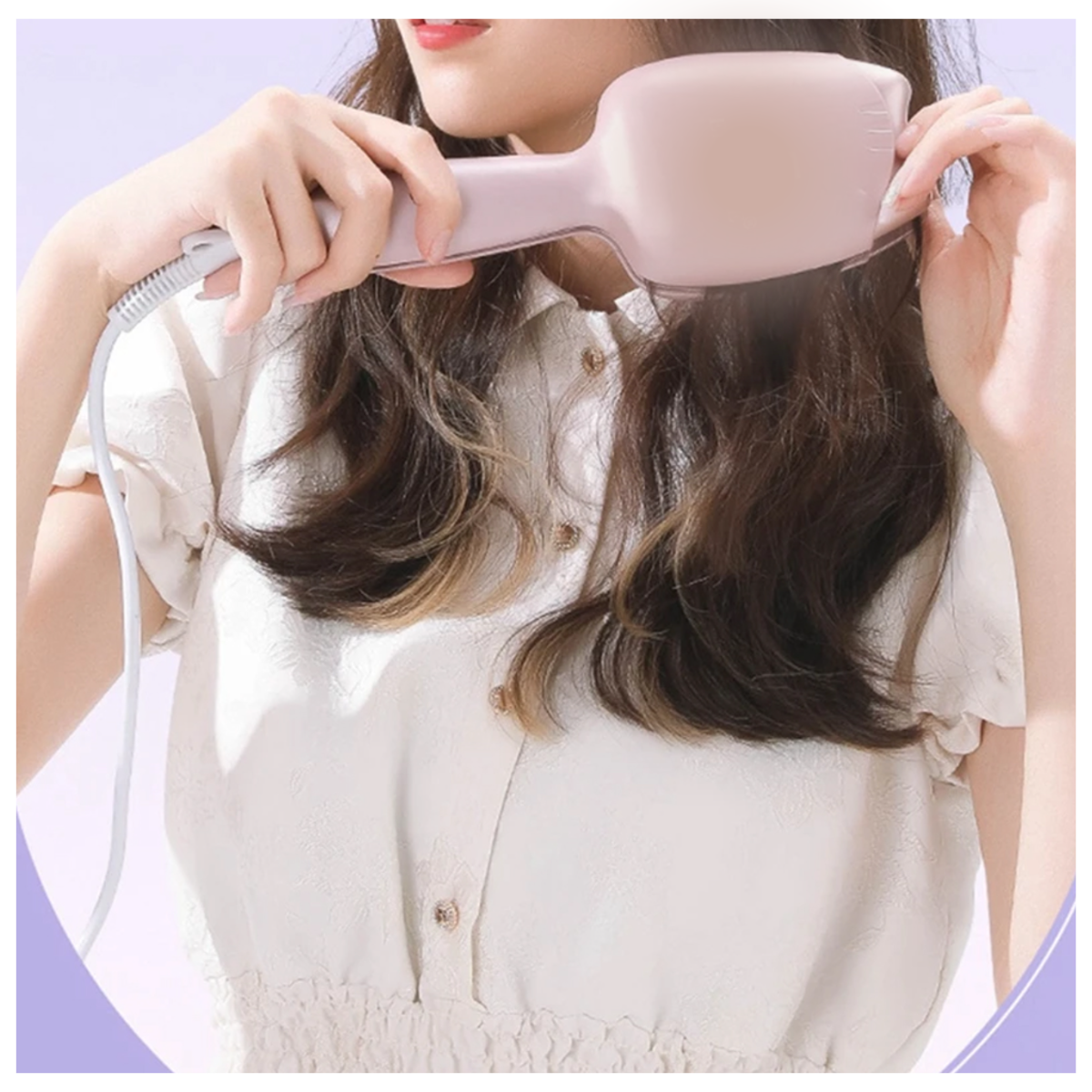 Foto 7 pulgar | Plancha para El Cabello Elegate Ondas De Sirena