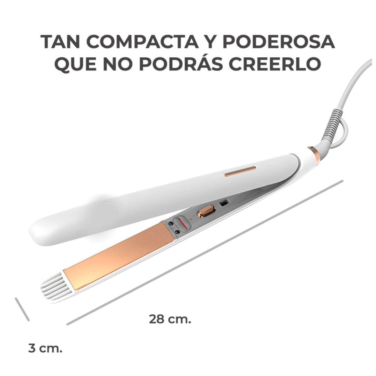 Foto 4 pulgar | Plancha Para Cabello 2 En 1 Alisadora Y Rizadora