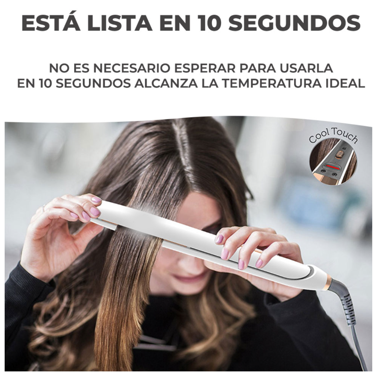 Foto 6 pulgar | Plancha Para Cabello 2 En 1 Alisadora Y Rizadora