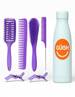 Foto 1 | Peines para Cabello Rizado 6 Piezas + Termo Güish